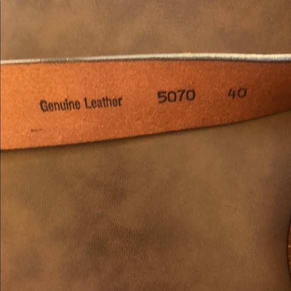 Brown Leather Belt - Picture 3 of 4